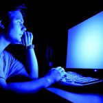 Person at a computer